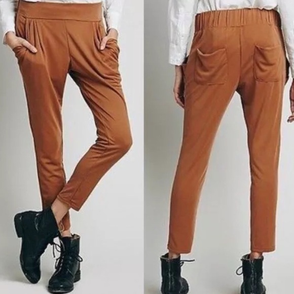 Free People Pants - Free People Slouchy Pants Tan XS (1569)